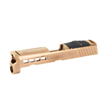 True Precision Axiom Slide, Fits Sig P320 Compact, Copper TiCN Finish, RMR Optic Cut & Cover Plate TP-P32CS-C-RMR