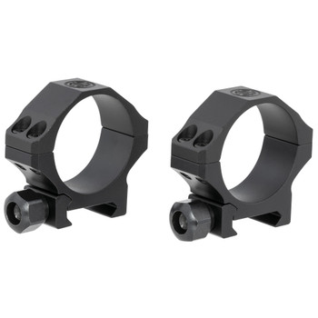 SIG SAUER Alpha1 1in Extra High 1.25in Aluminum Matte Black Scope Rings (SOA10022)