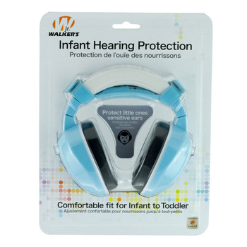 WALKER'S GAME EAR Infant/Toddler Passive Baby Blue Earmuffs (GWP-INFM-BL)