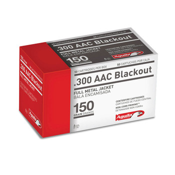 AGUILA .300 Blackout 150Gr FMJ 50rd Box Rifle Ammo (1E300110)