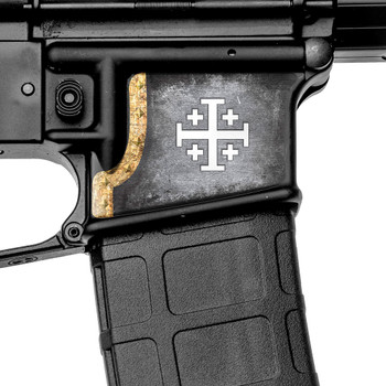 GUNSKINS GS Crusader's Cross Magwell Skin (CU-98059-MAGW-CROS)