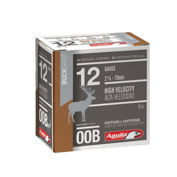 AGUILA Field 12Ga 2.75" 00 Buckshot 25rd Box Shotshells (1CHB1320)