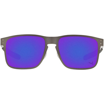 OAKLEY Holbrook Metal Gunmetal/Violet Iridium Sunglasses (OO4123-1955)