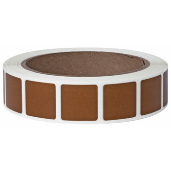 Action Target PAST/BR, Target Paster, 7/8" Square Bullet Hole Repair Paster, Brown, 1000 Per Roll PAST/BR