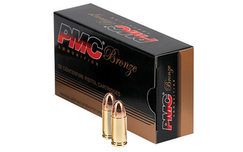 PMC Bronze 40 S&W 165 Grain FMJ Ammo, 50 Round Box (40D)