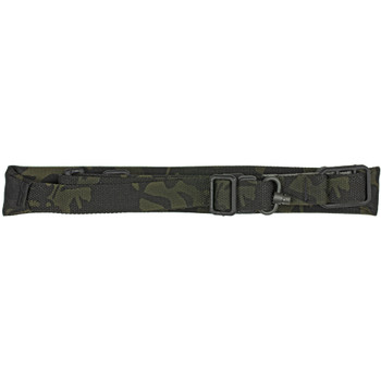 Blue Force Gear Vickers 221 Sling, Padded, 2-To-1 Point Sling, Multicam Black, RED Swivel, Molded Acetal Adjuster VCAS-2TO1-RED-200-MB