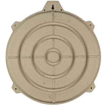 Birchwood Casey 3D TARGET, Bulls Eye, Large, 17.75" X 16", Comes with Mounting Tab, Tan, 3 Pack BC-3DTGTBETLG
