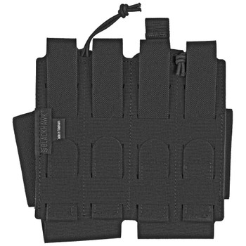 BLACKHAWK Foundation, Double AR-10 Magazine Pouch, Nylon, Black 37FS44BK