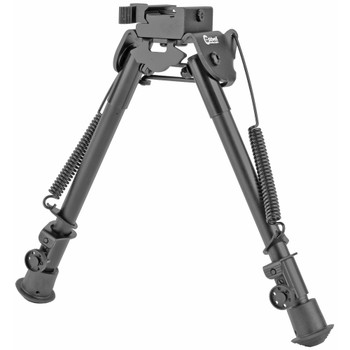 Caldwell XLA Fixed Bipod, Attaches to Picatinny Rail, Aluminum, 9"-13", Black 110141