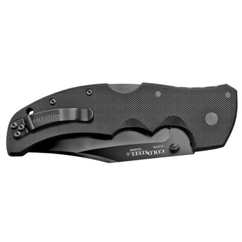 Cold Steel Recon 1, Folding Knife, S35VN with DLC Coating, Plain Edge, Clip Point, 4" Blade CS-27BC