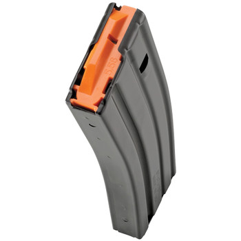 DURAMAG Magazine, 223 Remington/556NATO, 30 Rounds, Fits AR Rifles, Orange Anti-Tilt AGF Follower, Stainless Steel, Black 3023041178CPD