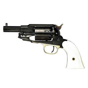 TAYLORS & COMPANY 1858 The Ace .44 Black Powder 3in 6rd Revolver with White PVC Grips (200036)
