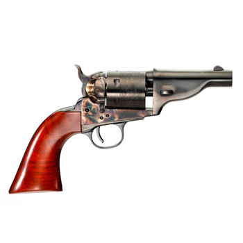 TAYLORS & COMPANY The Hickok Open Top .38 Special 3.5in 6rd Blue Revolver with Walnut Grips (550958)