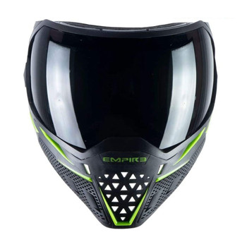 EMPIRE EVS Black/Lime Green Paintball Goggle with Thermal Ninja/Thermal Clear Lenses (21725)