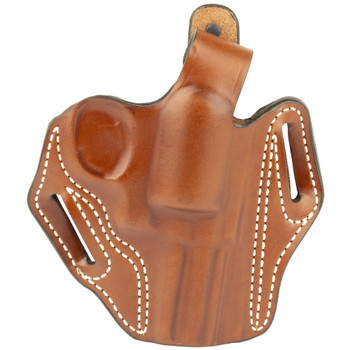 DeSantis Gunhide 001, Thumb Break Scabbard Belt Holster, Fits 3" S&W L Frame, RH, Tan 001TA33Z0