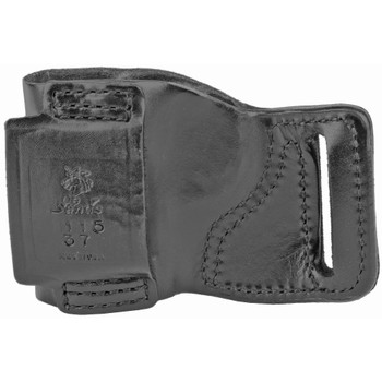 DeSantis Gunhide 115, E-GAT Slide, Belt Holster, Fits SIG P938, Right Hand, Black Leather 115BA37Z0