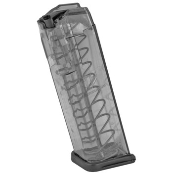 Elite Tactical Systems Group Magazine, 9MM, 10 Rounds, Fits Glock 17, Polymer, Smoked GLK-17-10