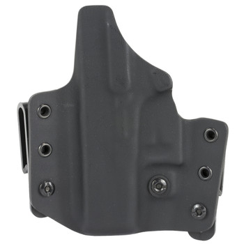 L.A.G. Tactical, Inc. Defender Series, OWB/IWB Holster, Fits Glock 43/43X, Kydex, Right Hand, Black Finish 1053