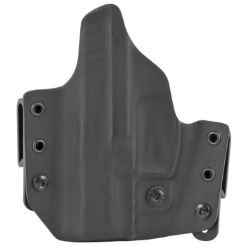 L.A.G. Tactical, Inc. Defender Series, OWB/IWB Holster, Fits H&K VP9SK, Kydex, Right Hand, Black Finish 9030