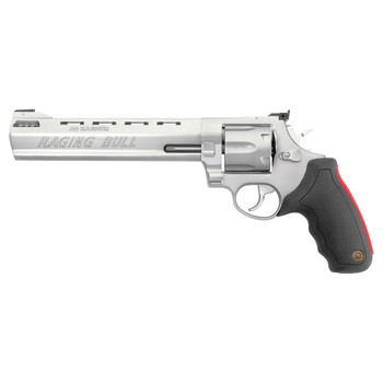 TAURUS M444 Raging Bull Large 44 Magnum 8.375in 6rd Stainless Revolver (2-444089)