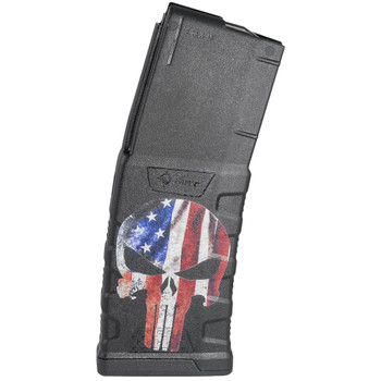 Mission First Tactical Magazine, 223 Remington, 556NATO, Fits AR-15, 30 Rounds, American Punisher EXDPM556D-AFPS-D