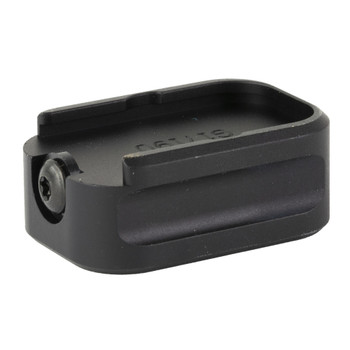 Warne Scope Mounts Extended Base Pad, Fits Glock 19/23, +0, Black MEG19-0BLK