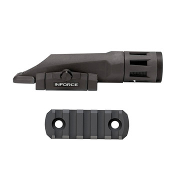 INFORCE WMLx White/IR Gen2 Black Light with MAGPUL M-LOK 2.5in 5 Slot Aluminum Rail (WX-05-2+MAG590)