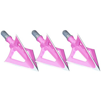G5 OUTDOORS Montec 85 Grain Pink Broadheads, 3-Pack (118)
