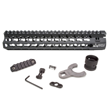 BRAVO COMPANY BCM KMR Alpha 10in KeyMod Free Float Handguard (BCM-KMR-A10-556-BLK)