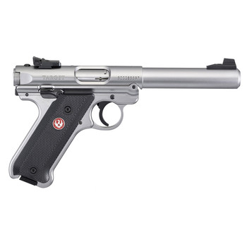 RUGER Mark IV 22 LR 5.5in 10rd Semi-Automatic Satin Stainless Pistol (40103)