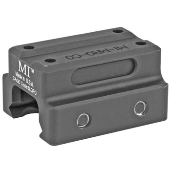 Midwest Industries Co-Witness Mount, Aluminum, Black Anodized Finish, Fits Trijicon MRO MI-MRO-CO