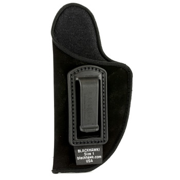 BLACKHAWK Inside the Pant Holster, Size 1, Fits Medium Automatic Pistol With 3-4" Barrel, Left Hand, Black 73IP01BK-L