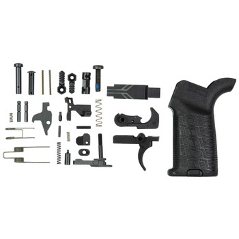 CMMG Zeroed Lower Parts Kit, Lower Receiver Parts Kit with Ambi Safety Selector, Fits AR15, Black 55CA642