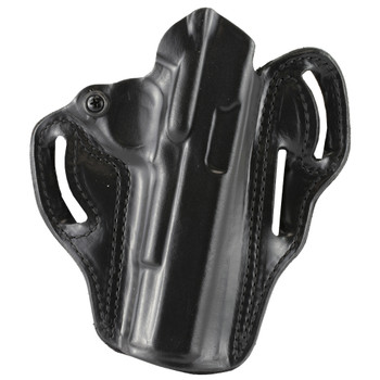 DeSantis Gunhide Speed Scabbard Belt Holster, Fits 1911 Government 5", Right Hand, Black Leather 002BA21Z0