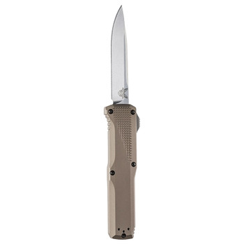 BENCHMADE Phaeton 3.45in Automatic OTF Satin Dark Earth Knife (4600-1)