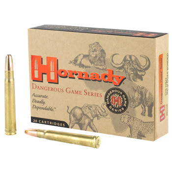 Hornady Dangerous Game, 375H&H, 300Gr, DGX Bonded, 20 Rounds Per Box 82334