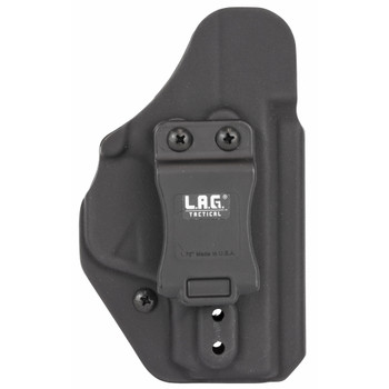 L.A.G. Tactical, Inc. Liberator MK II, Holster, Ambidextrous, Fits S&W M&P Shield 9/40 3.1" Barrel, Kydex, Black Finish 70300