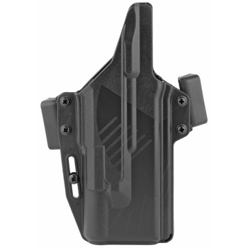 Raven Concealment Systems Perun LC OWB Holster, 1.5", Fits Glock 17/19 with X300 Ultra A/B, Ambidextrous, Black, Nylon/Polymer PXGX300U