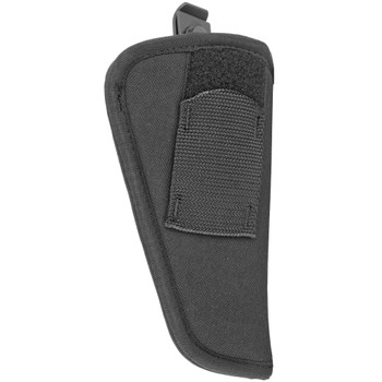 Uncle Mike's Cordura Hip Holster, Size 2, Fits Medium Revolver With 4" Barrel, Ambidextrous, Black MO70020