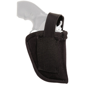 Uncle Mike's Cordura Hip Holster, Size 36, Fits Small Revolver With 2" Barrel, Ambidextrous, Black 70360