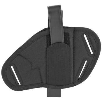 Uncle Mike's Super Belt Slide Holster, Size 0, Fits Small Revolver With 3" Barrel, Ambidextrous, Black 86000