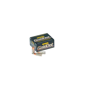 CCI Speer Gold Dot 9mm +P 124 Grain Hollow Point Ammo, 20 Round Box (23611)