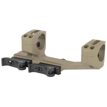 Warne Scope Mounts Quick Detach Cantilever Mount, 1", Fits AR Rifles, Extended Skeletonized, Dark Earth Finish QDXSKEL1DE