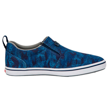 XTRATUF Men's Sharkbyte Eco Deck Blue Camo Shoe (XSBR-2CM-BLU)