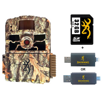 BROWNING TRAIL CAMERAS Dark Ops HD Max Trail Camera With 32 GB SD Card And SD Card Reader For Android (BTC-6HD-MAX+32GSB+CR-AND)