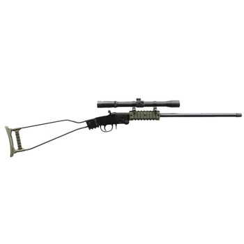 CHIAPPA FIREARMS Little Badger .22LR 16.5in 1rd Break Open Folding Rifle with 4x20 Scope (500.232)