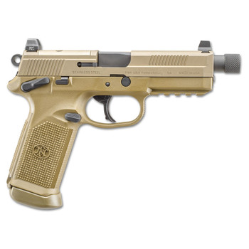FN FNX-45 Tactical 45ACP 5.3in Barrel FDE 2x 15Rd Mag Night Sights Pistol (66968)