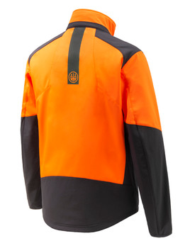 BERETTA Mens Butte Ebony/H.V. Orange Softshell Jacket (GU624T211409OU)