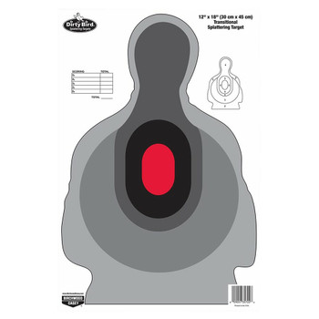 BIRCHWOOD CASEY Dirty Bird 12" x 18" Transitional Silhouette Target - 100 sheet pack (35722)