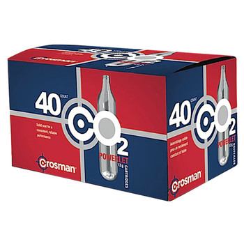 CROSMAN Powerlet 12g CO2 Cartridges 40 Count (23140)